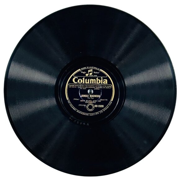 Gene Krupa - Jungle Madness / Who? - DO-2328 Columbia - 78 RPM 10" Shellac - Picture 1 of 4